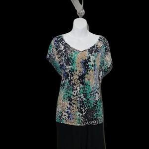 Worthington Top Sz XL Stretchy Shirt Like New